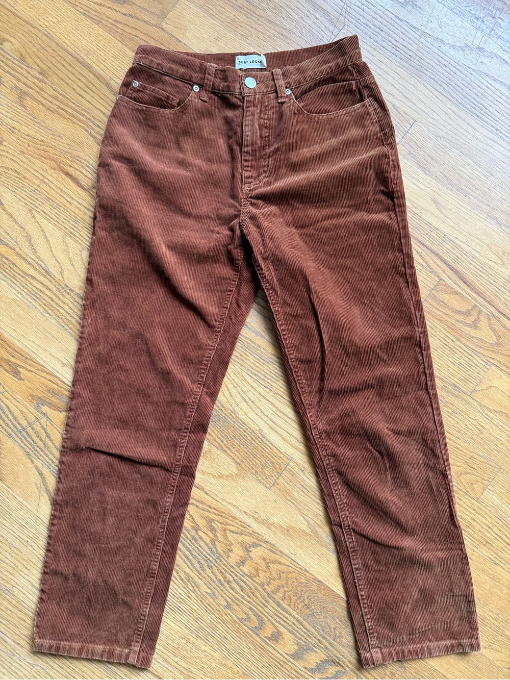 Men's Corduroy Pants — Brown Rust